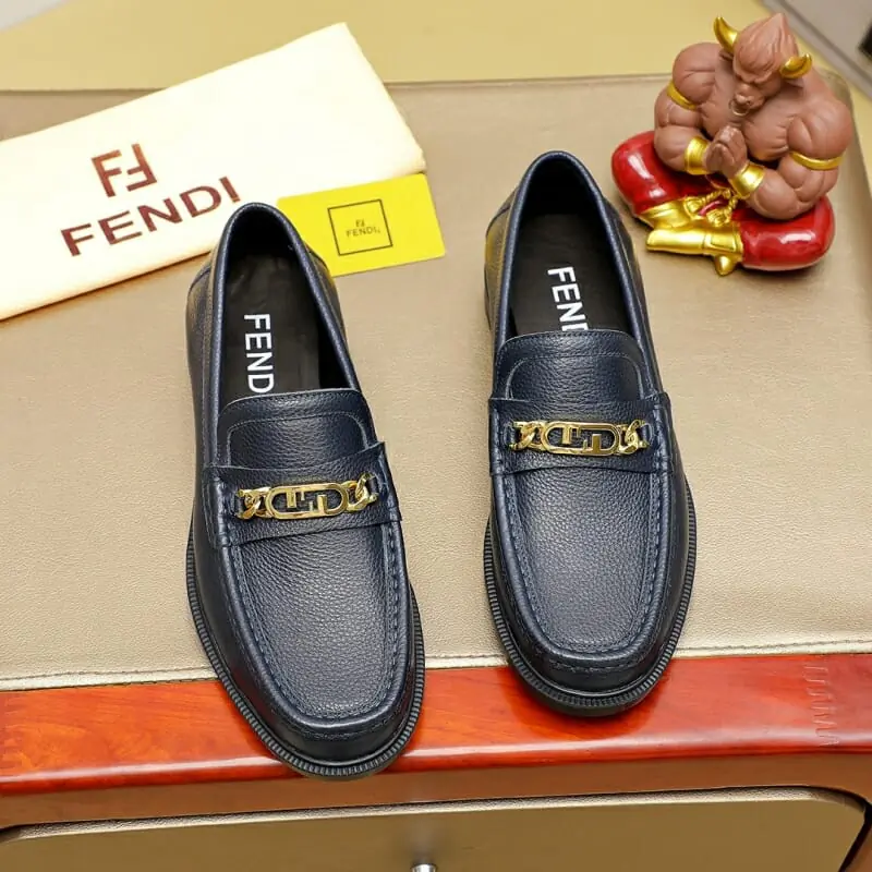 fendi cuir chaussures pour homme s_1255a23